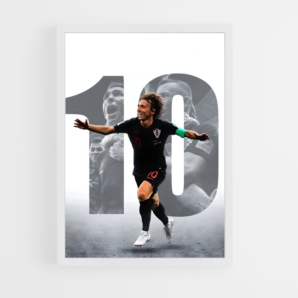 Poster Victoire Croate – affiche Football (vue 3)