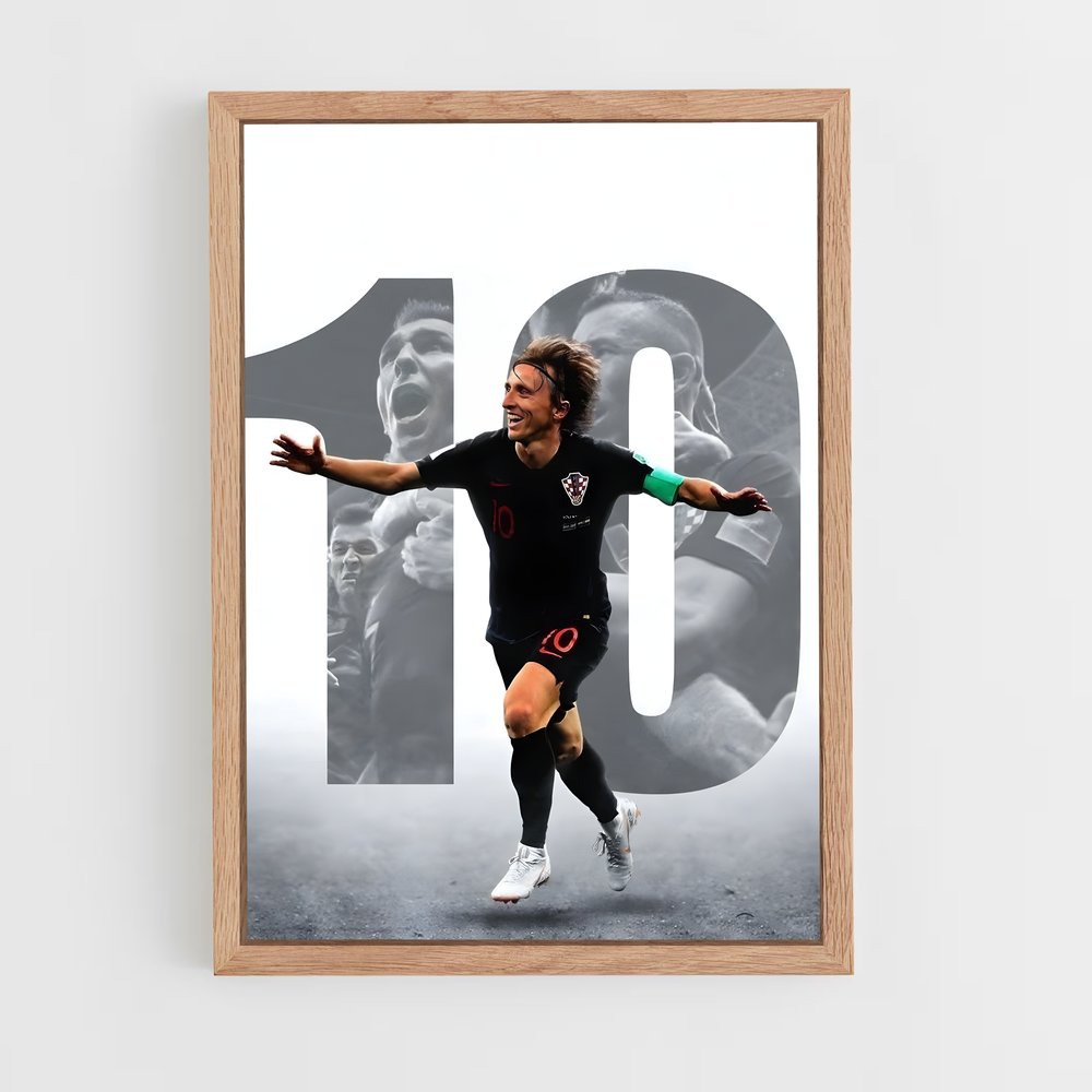 Poster Victoire Croate – affiche Football (vue 4)