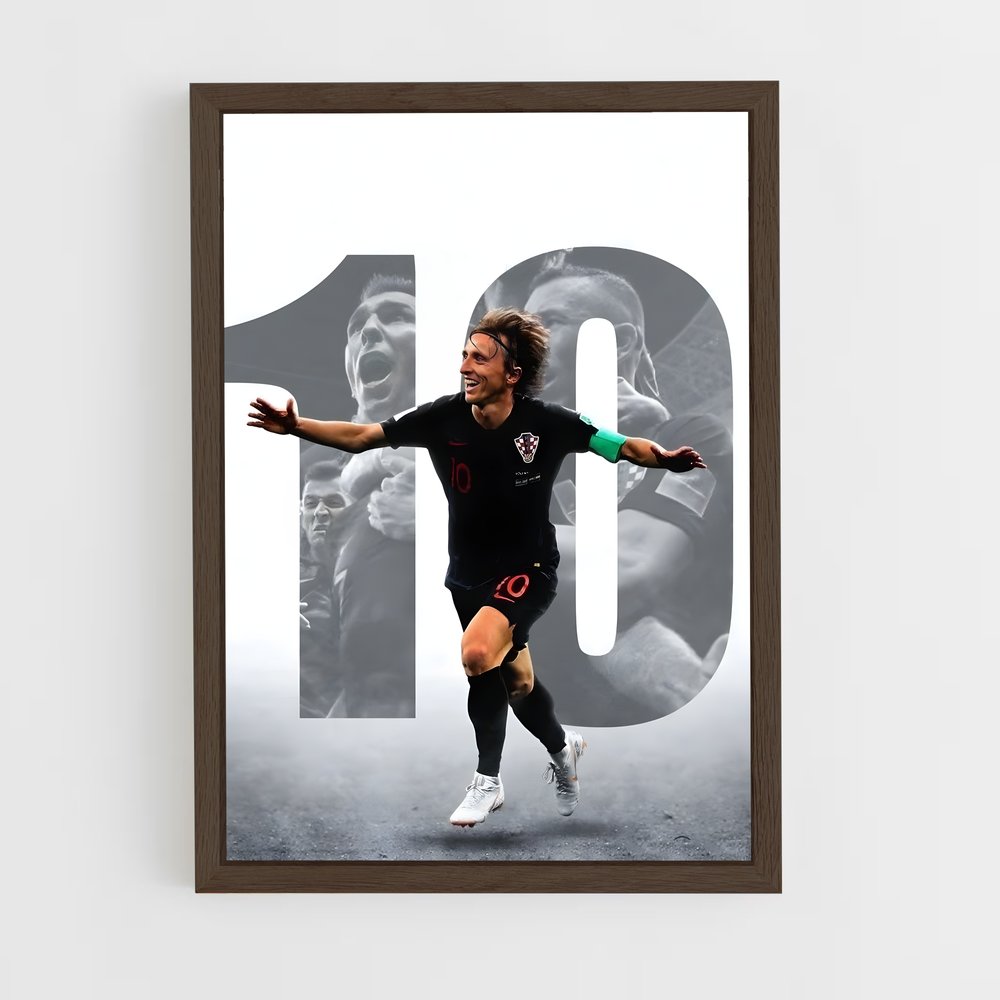 Poster Victoire Croate – affiche Football (vue 5)