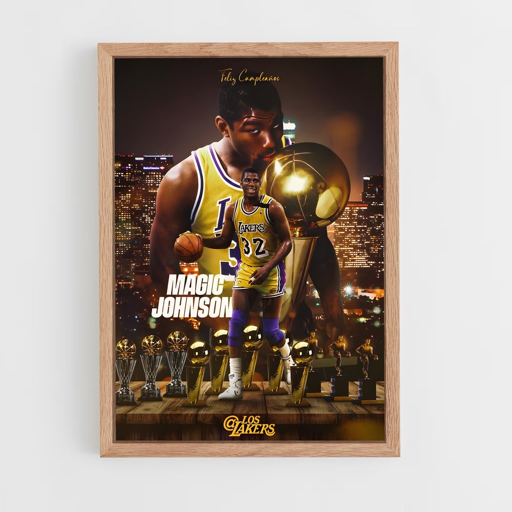 Poster Légende Magique – affiche Basketball (vue 4)