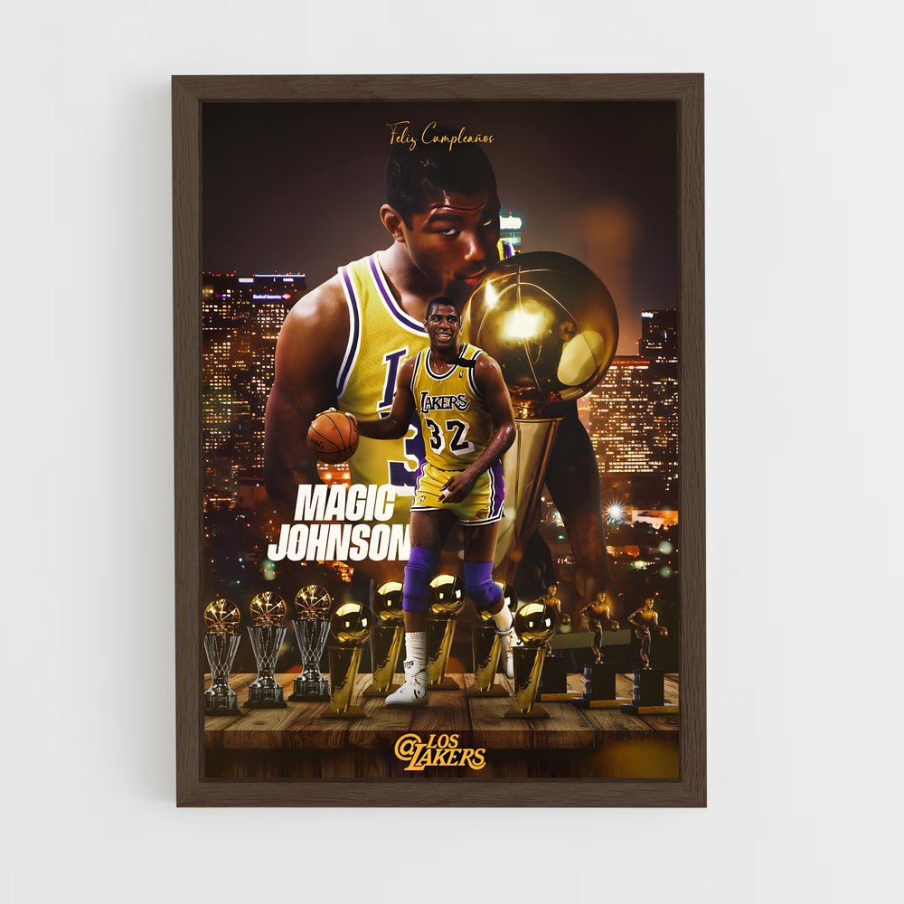 Poster Légende Magique – affiche Basketball (vue 5)