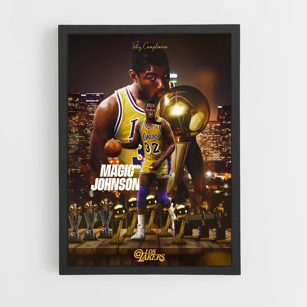 Poster Légende Magique – affiche Basketball (vue 2)