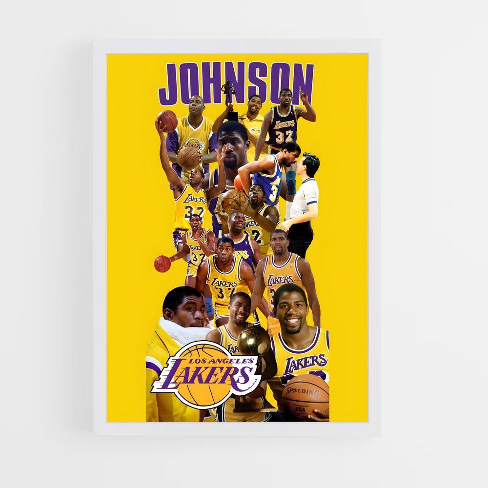 Poster Lakers Légende – affiche Basketball (vue 3)