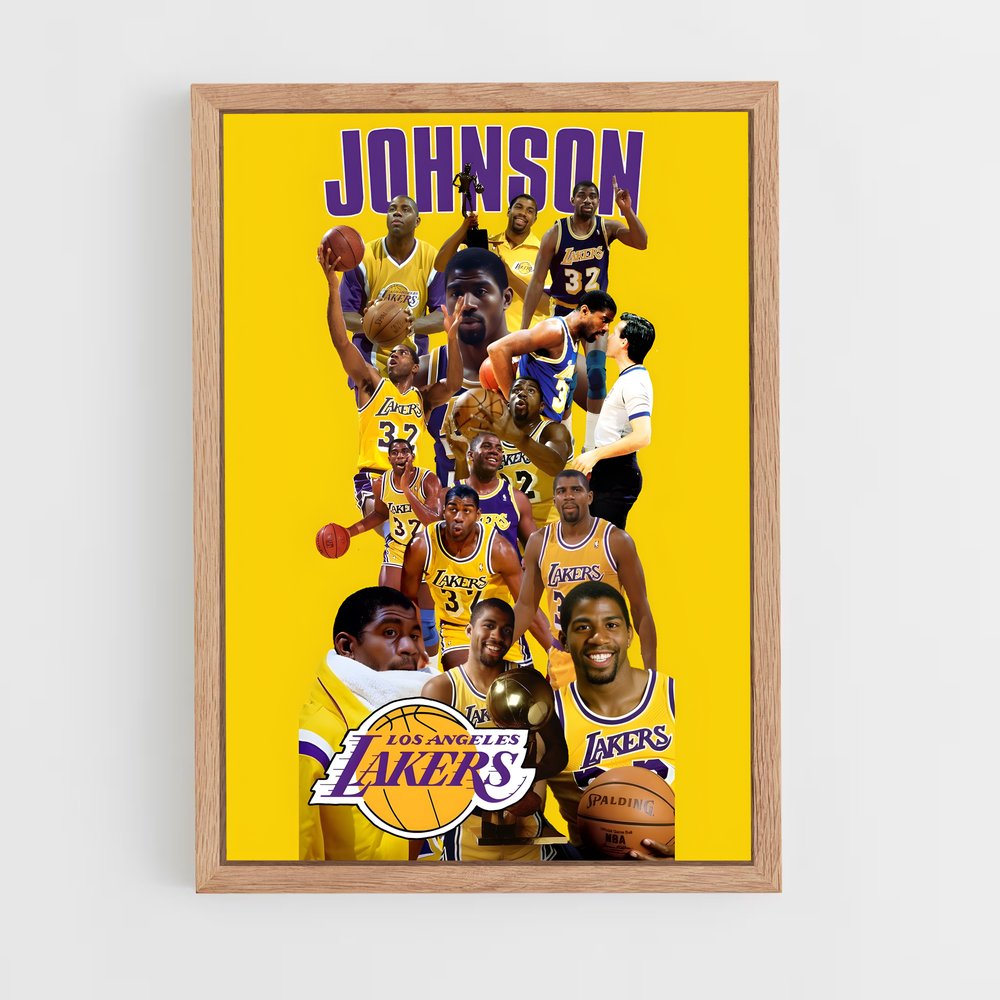 Poster Lakers Légende – affiche Basketball (vue 4)