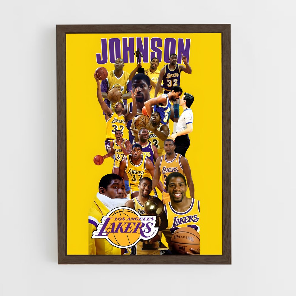 Poster Lakers Légende – affiche Basketball (vue 5)