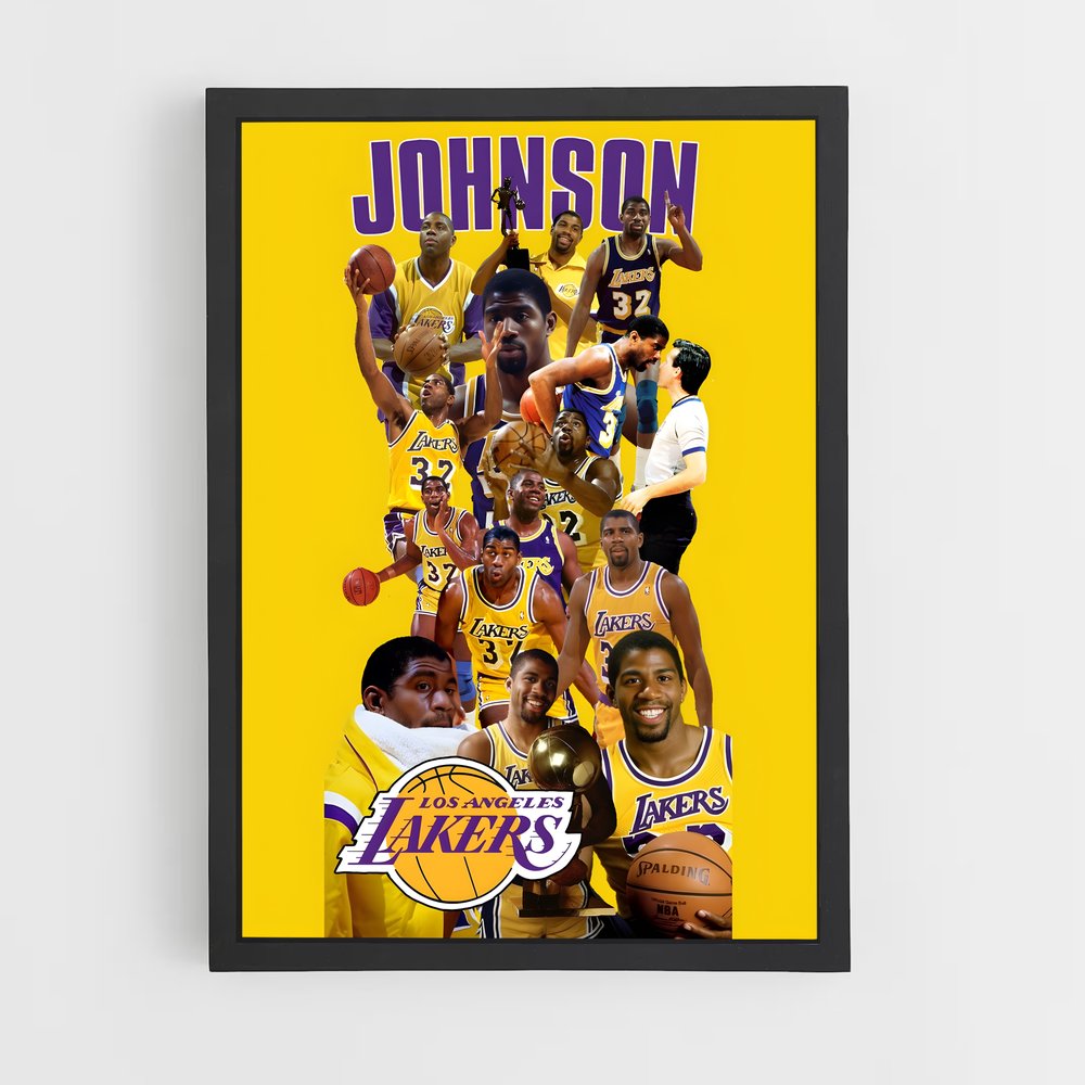Poster Lakers Légende – affiche Basketball (vue 2)