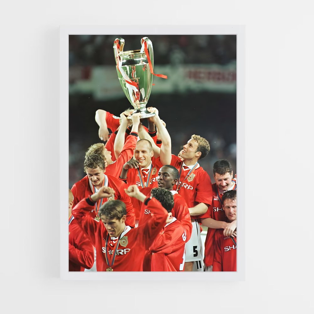 Poster Coupe Manchester United – affiche Football (vue 3)