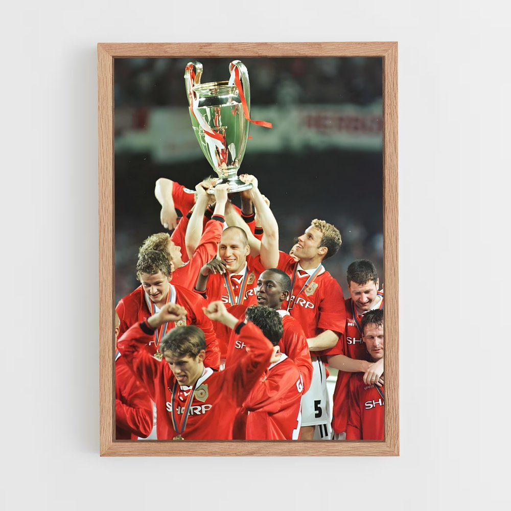 Poster Coupe Manchester United – affiche Football (vue 4)