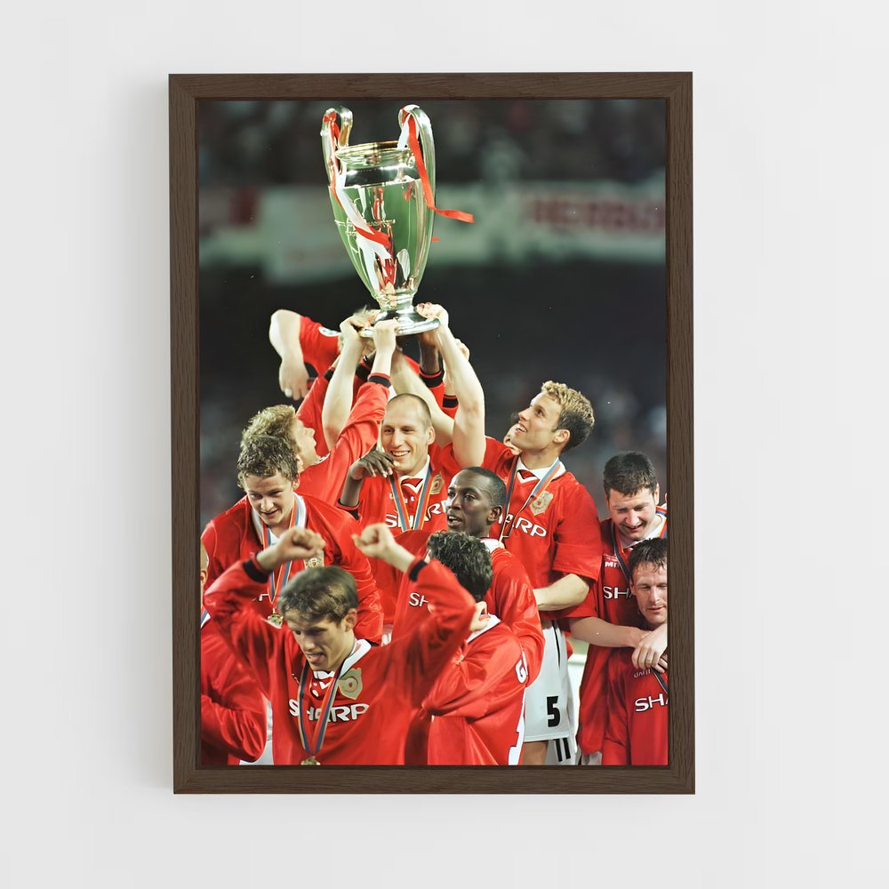 Poster Coupe Manchester United – affiche Football (vue 5)