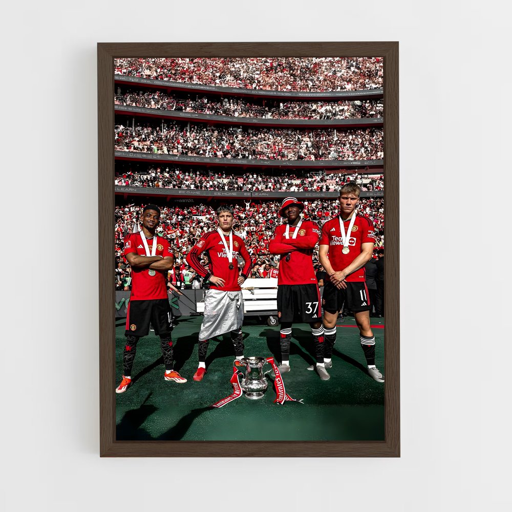 Poster Manchester United Stade – affiche Football (vue 5)