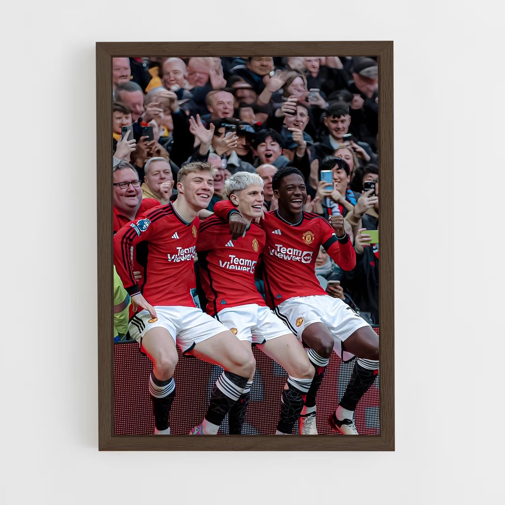 Poster Équipe Manchester United – affiche Football (vue 5)