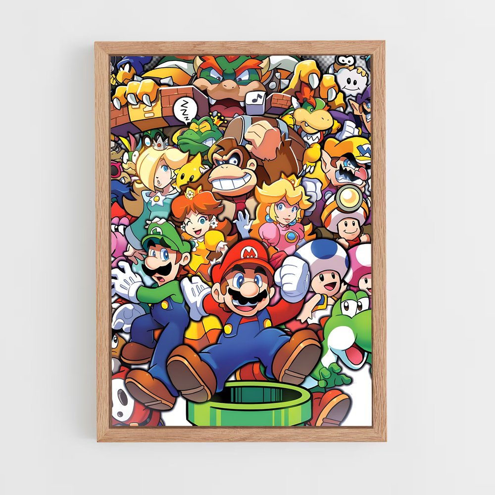 Poster Mario Tuyau (vue 4)