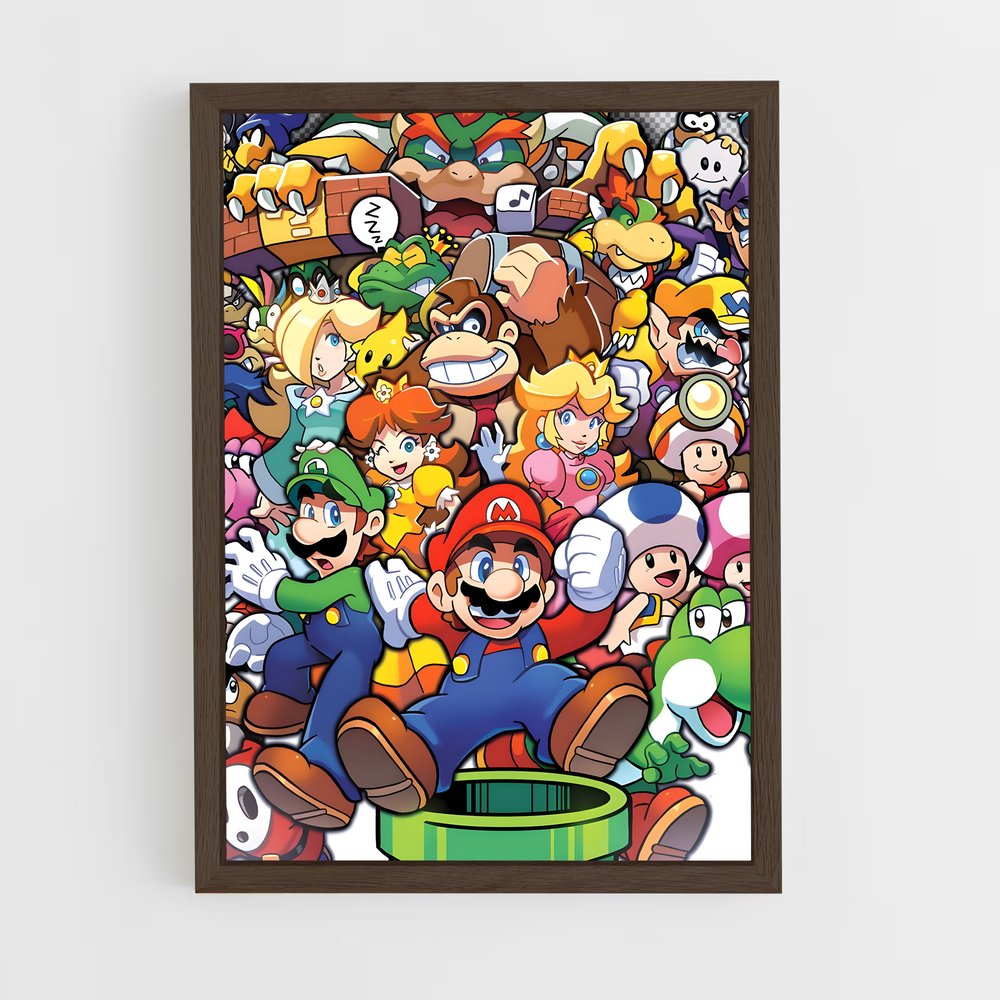Poster Mario Tuyau (vue 5)