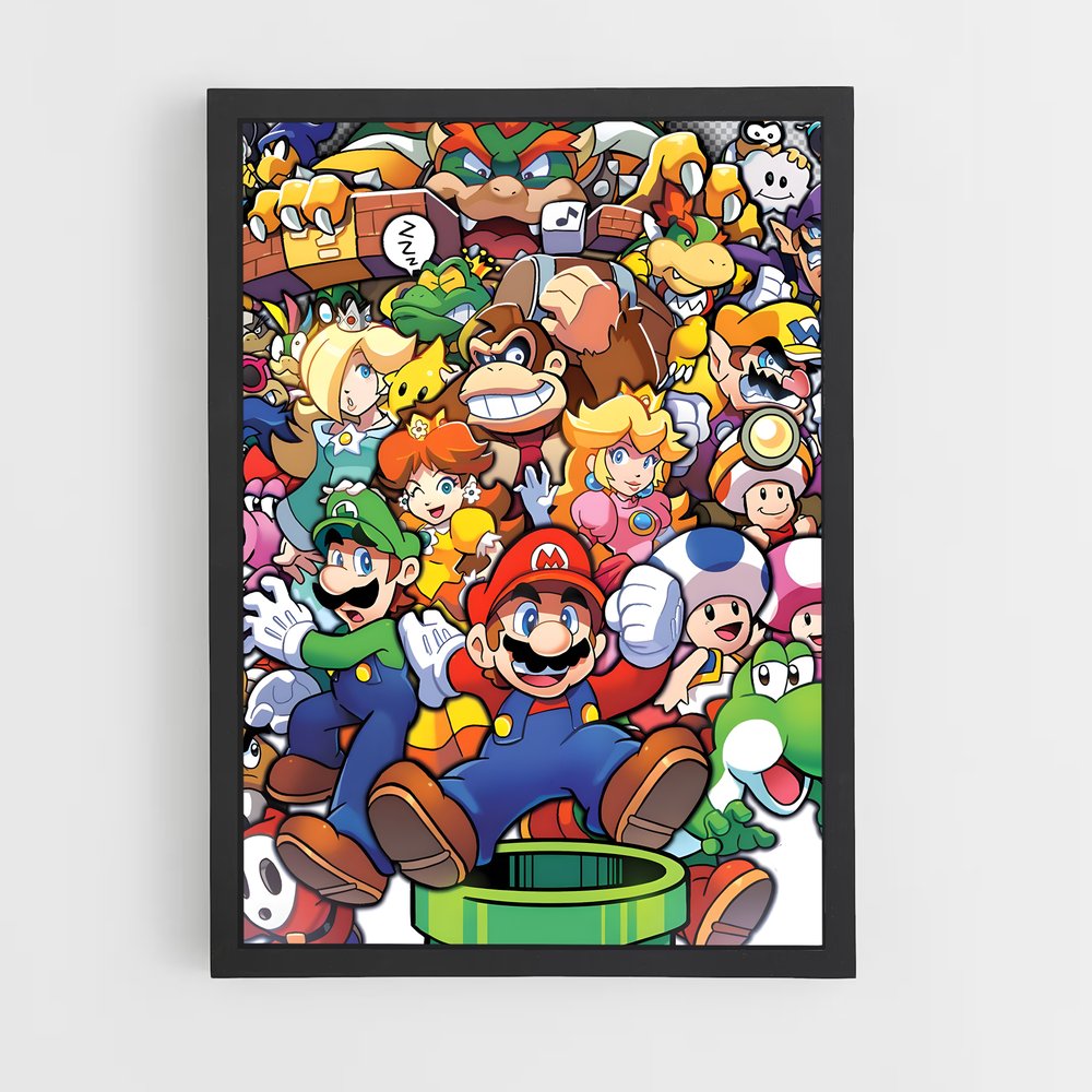 Poster Mario Tuyau (vue 2)