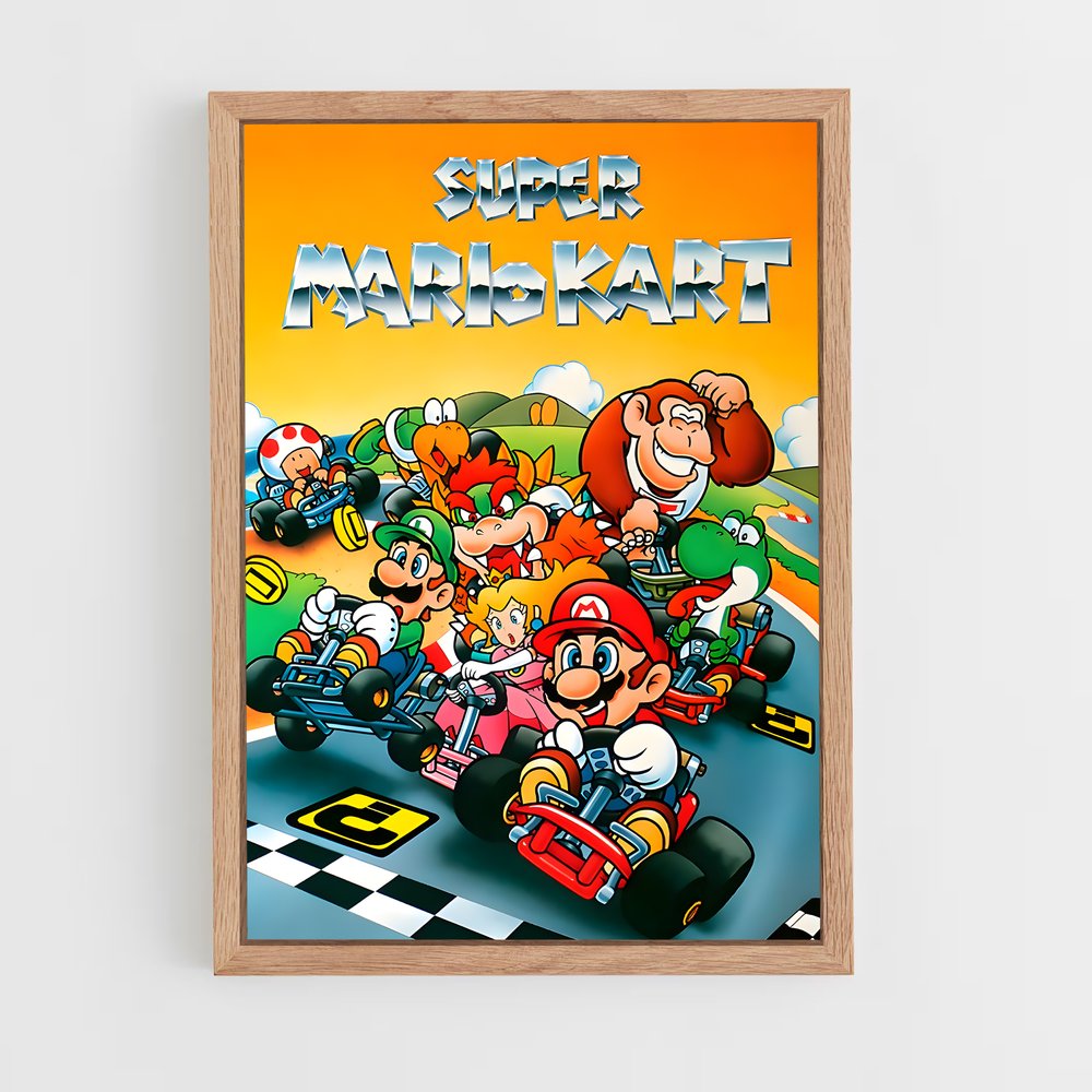 Poster Mario Kart Rétro (vue 4)
