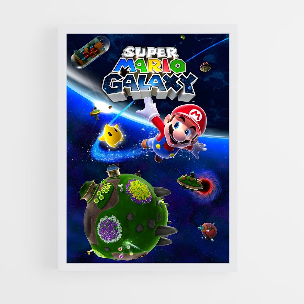 Poster Super Mario Galaxy (vue 3)