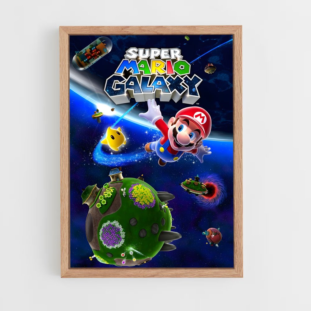 Poster Super Mario Galaxy (vue 4)