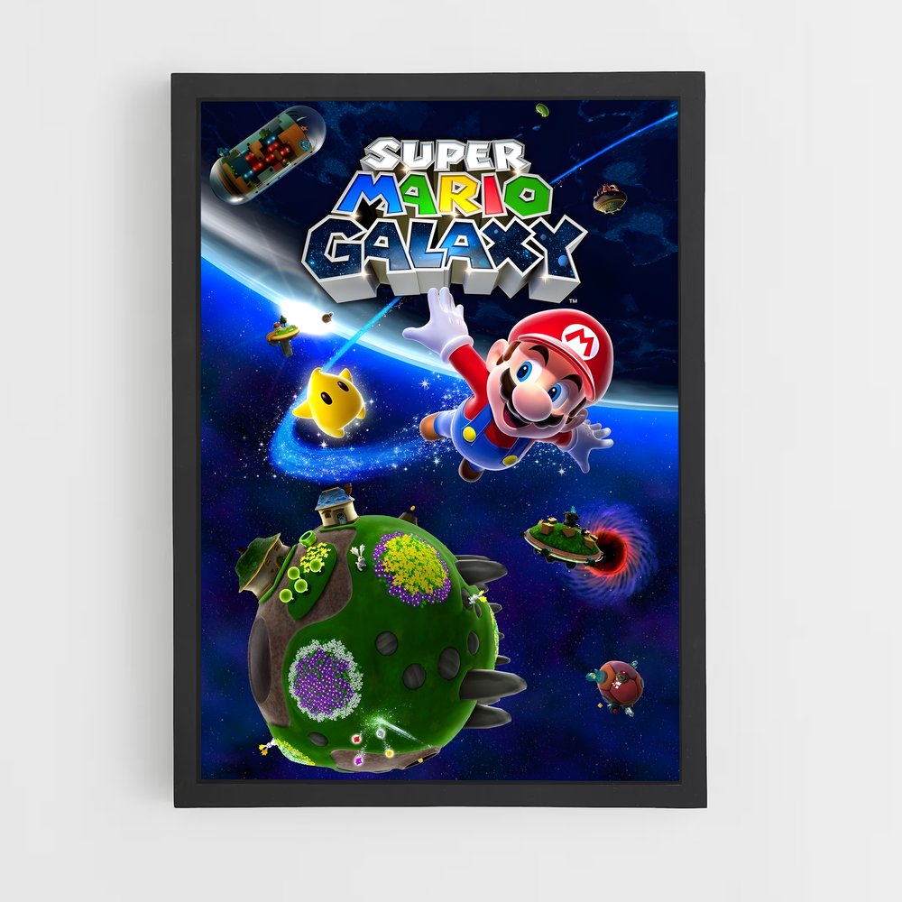 Poster Super Mario Galaxy (vue 2)