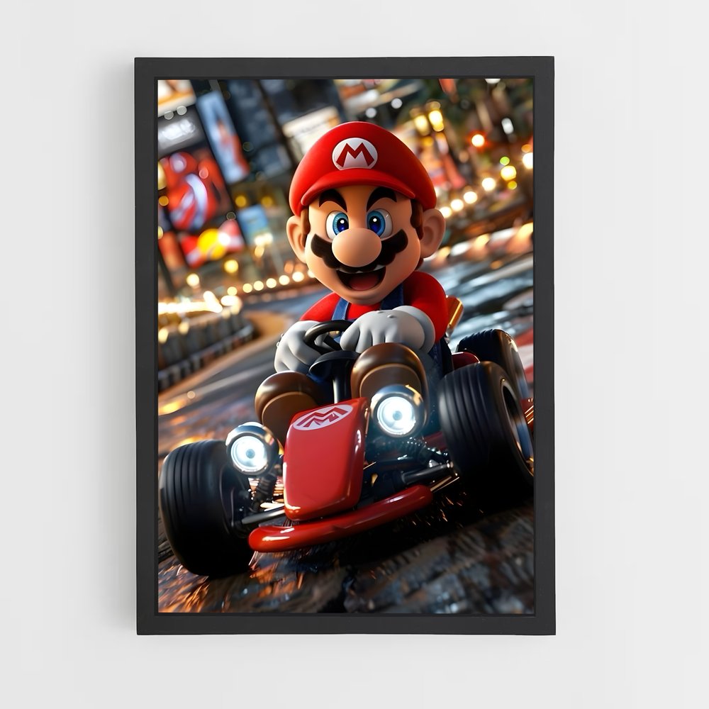 Poster Mario Kart Ville (vue 2)