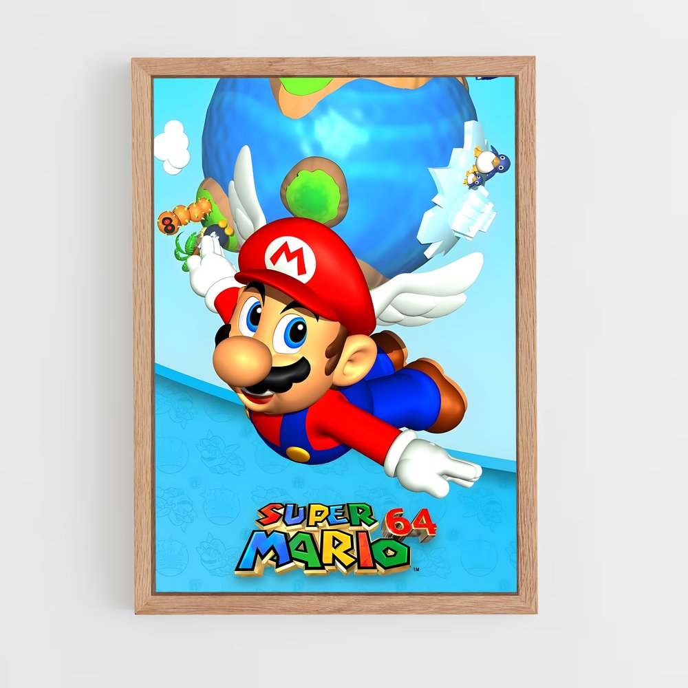 Poster Super Mario 64 (vue 4)