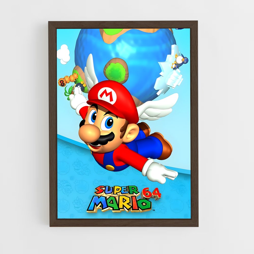 Poster Super Mario 64 (vue 5)