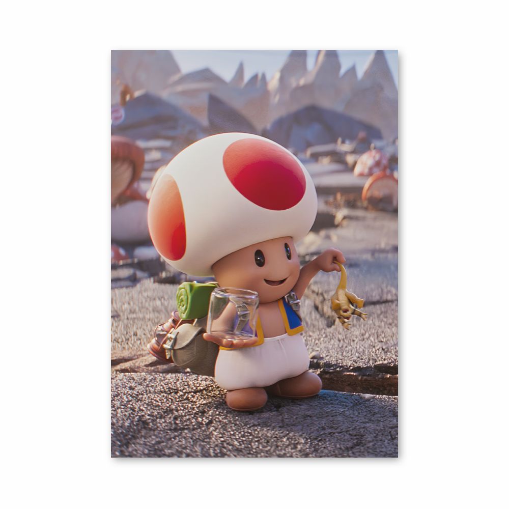 Poster Toad – affiche Mario