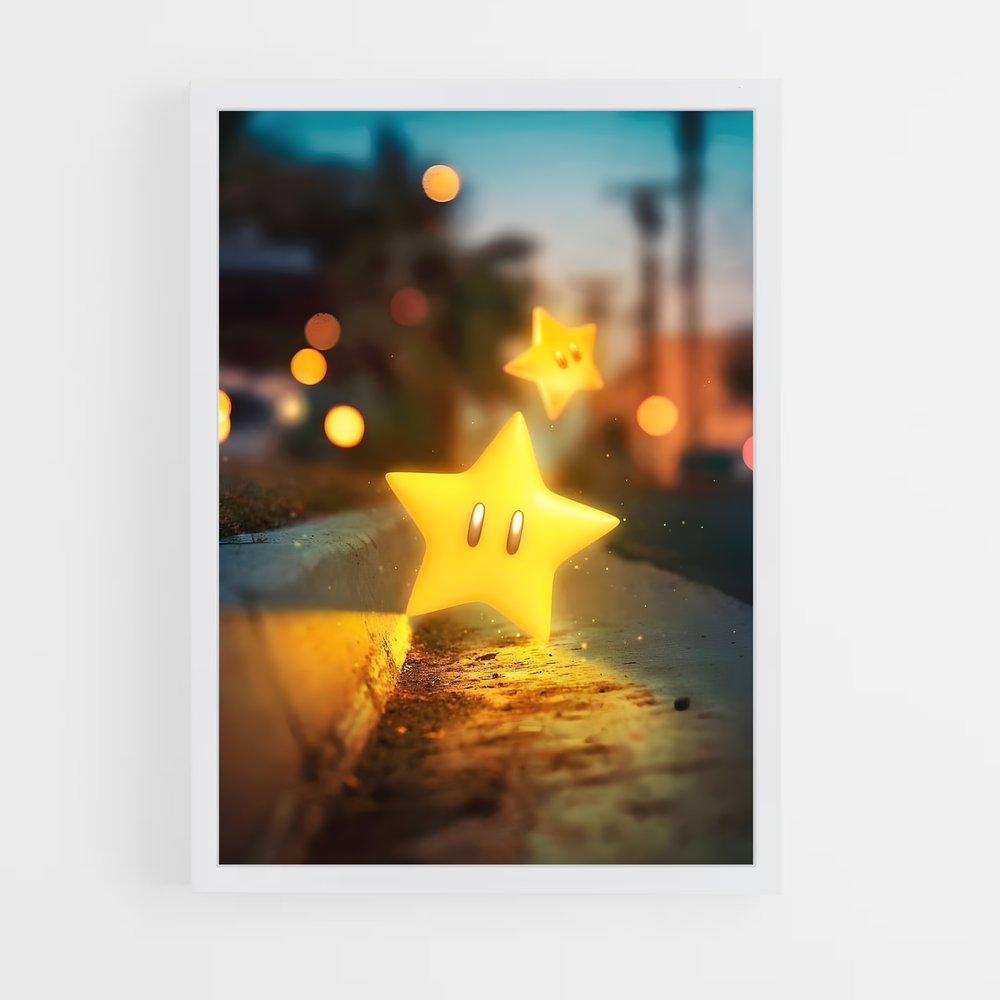 Poster Mario Étoile (vue 3)