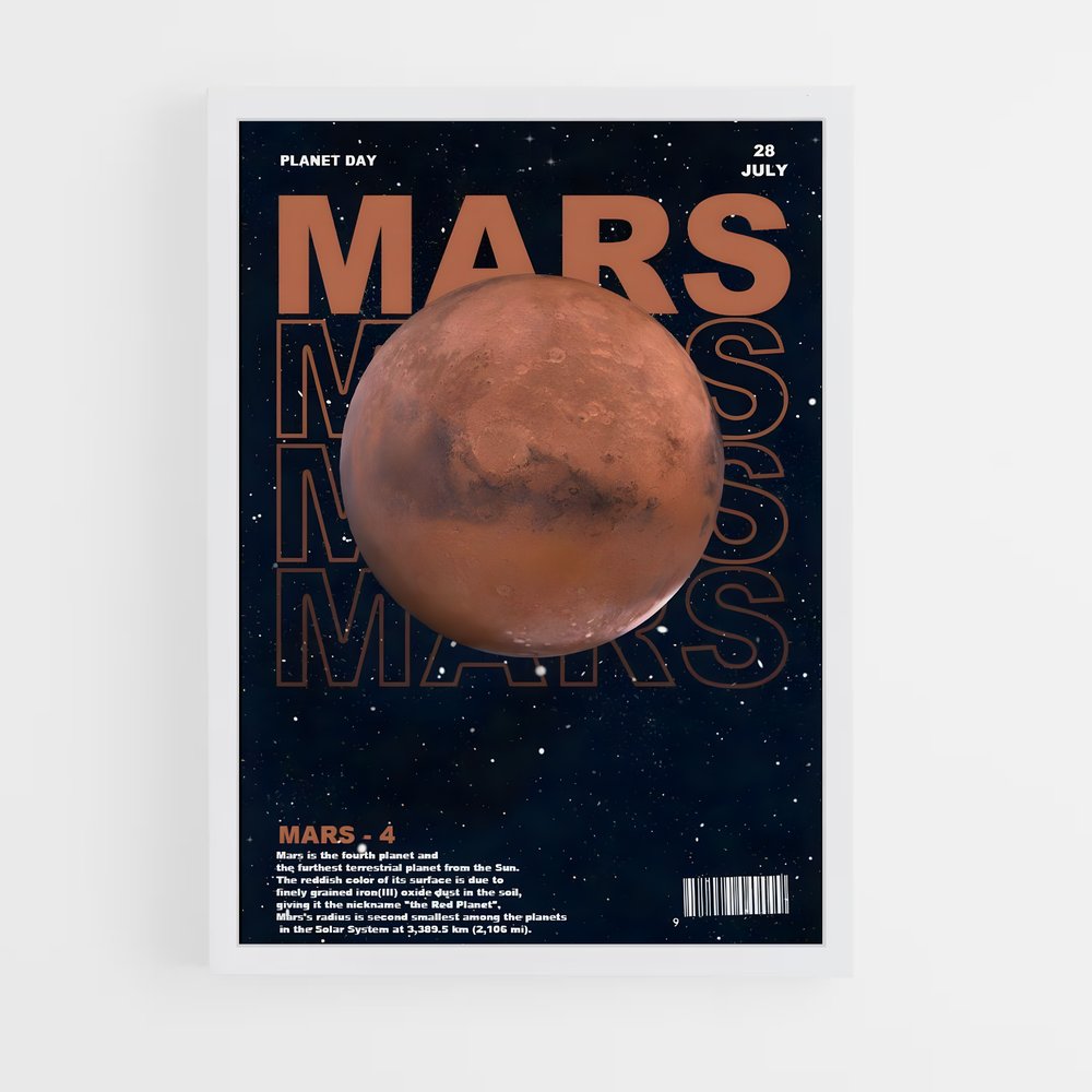 Poster Red Planet (vue 3)