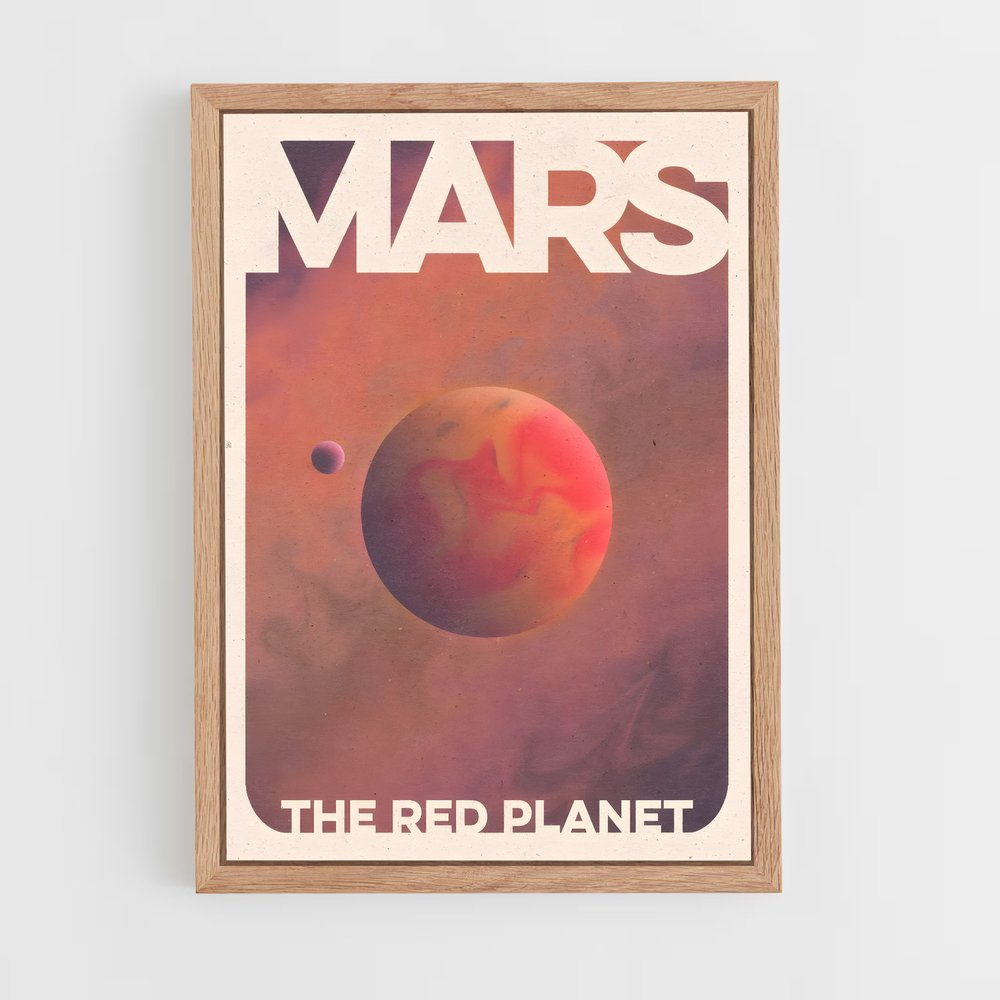 Poster Mars Red Planet (vue 4)