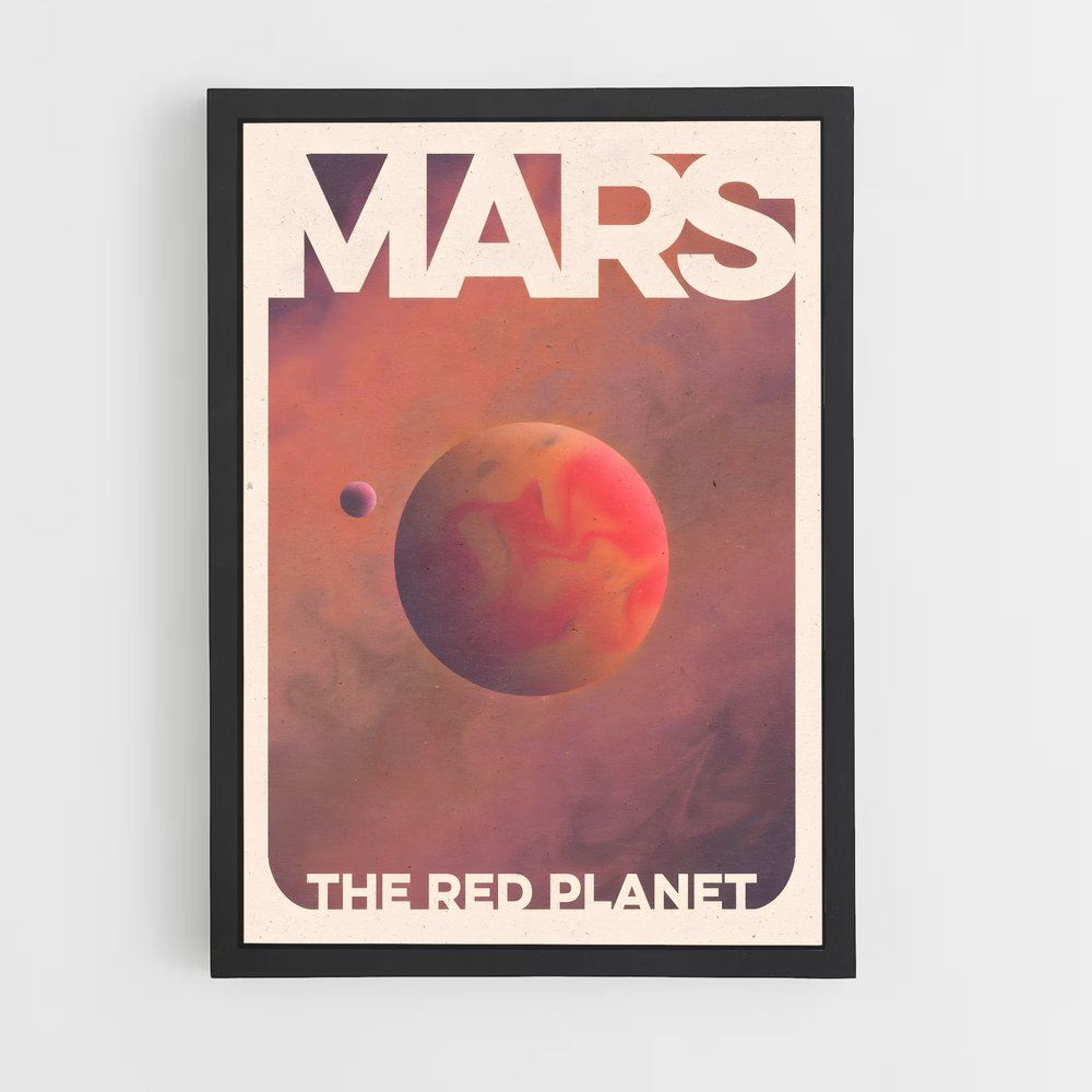 Poster Mars Red Planet (vue 2)
