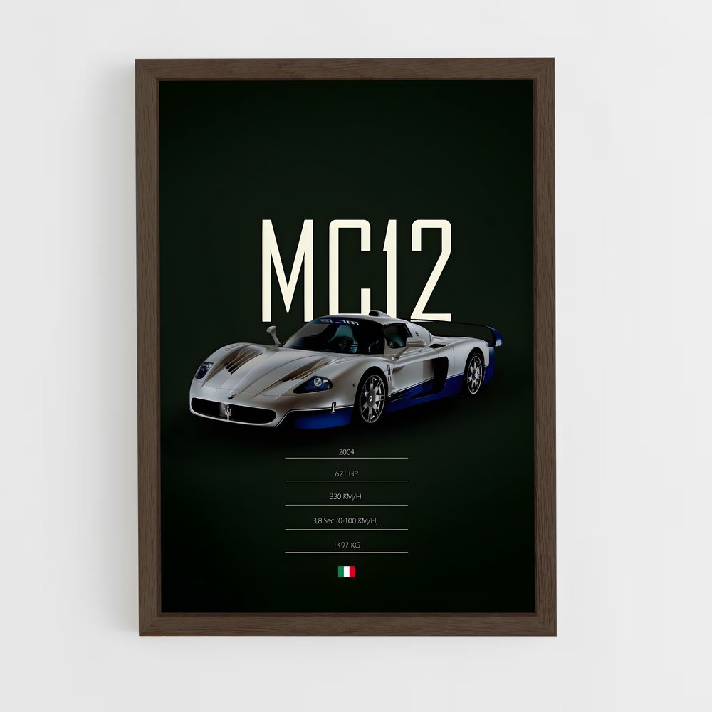 Poster Maserati MC12 (vue 5)