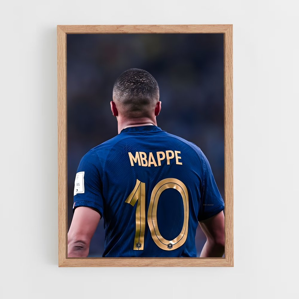 Poster Mbappe France – affiche Football (vue 4)
