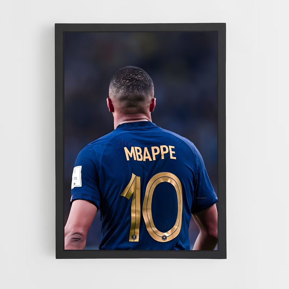 Poster Mbappe France – affiche Football (vue 2)