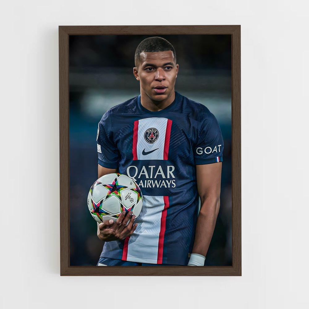 Poster Mbappe Goat – affiche Football (vue 5)