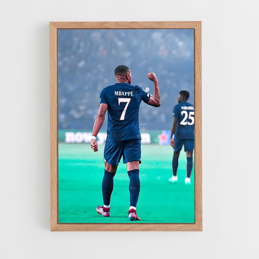 Poster Mbappe But – affiche Football (vue 4)