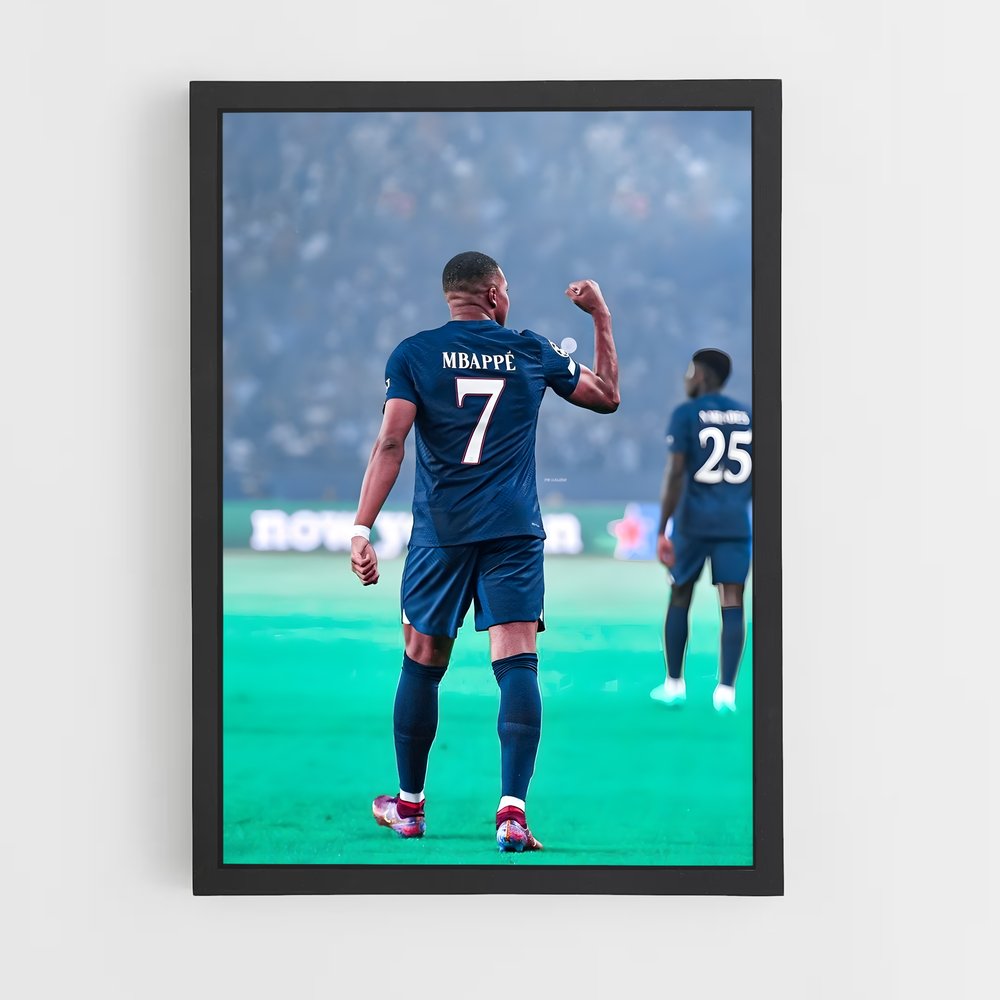 Poster Mbappe But – affiche Football (vue 2)