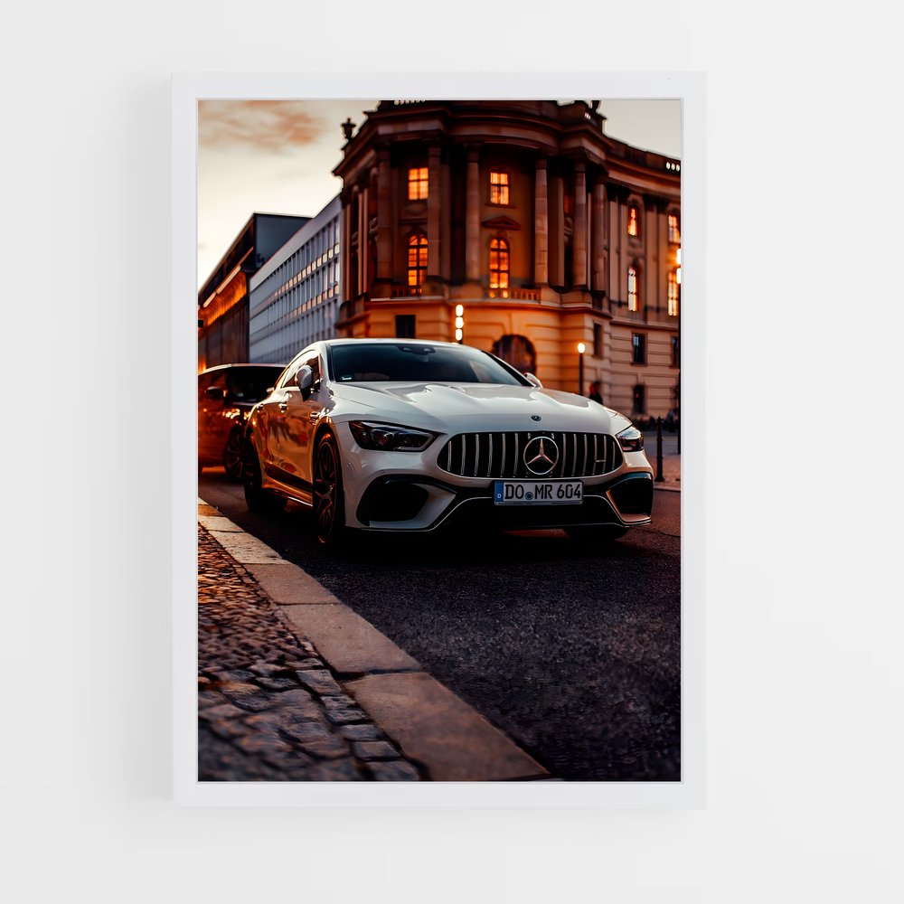 Poster Mercedes AMG S63 (vue 3)