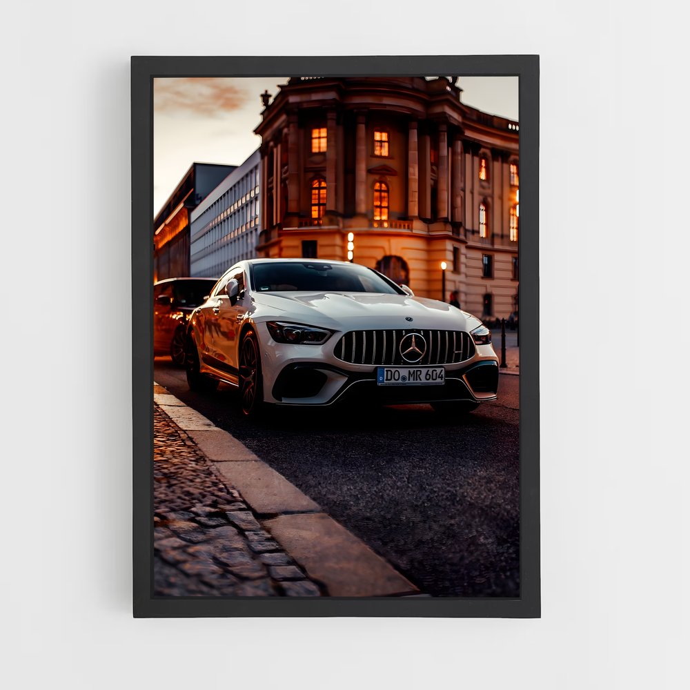 Poster Mercedes AMG S63 (vue 2)