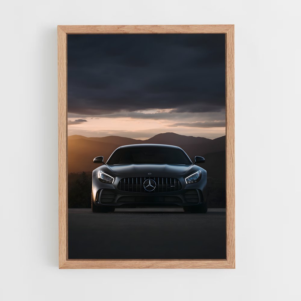 Poster Mercedes AMG GT (vue 4)