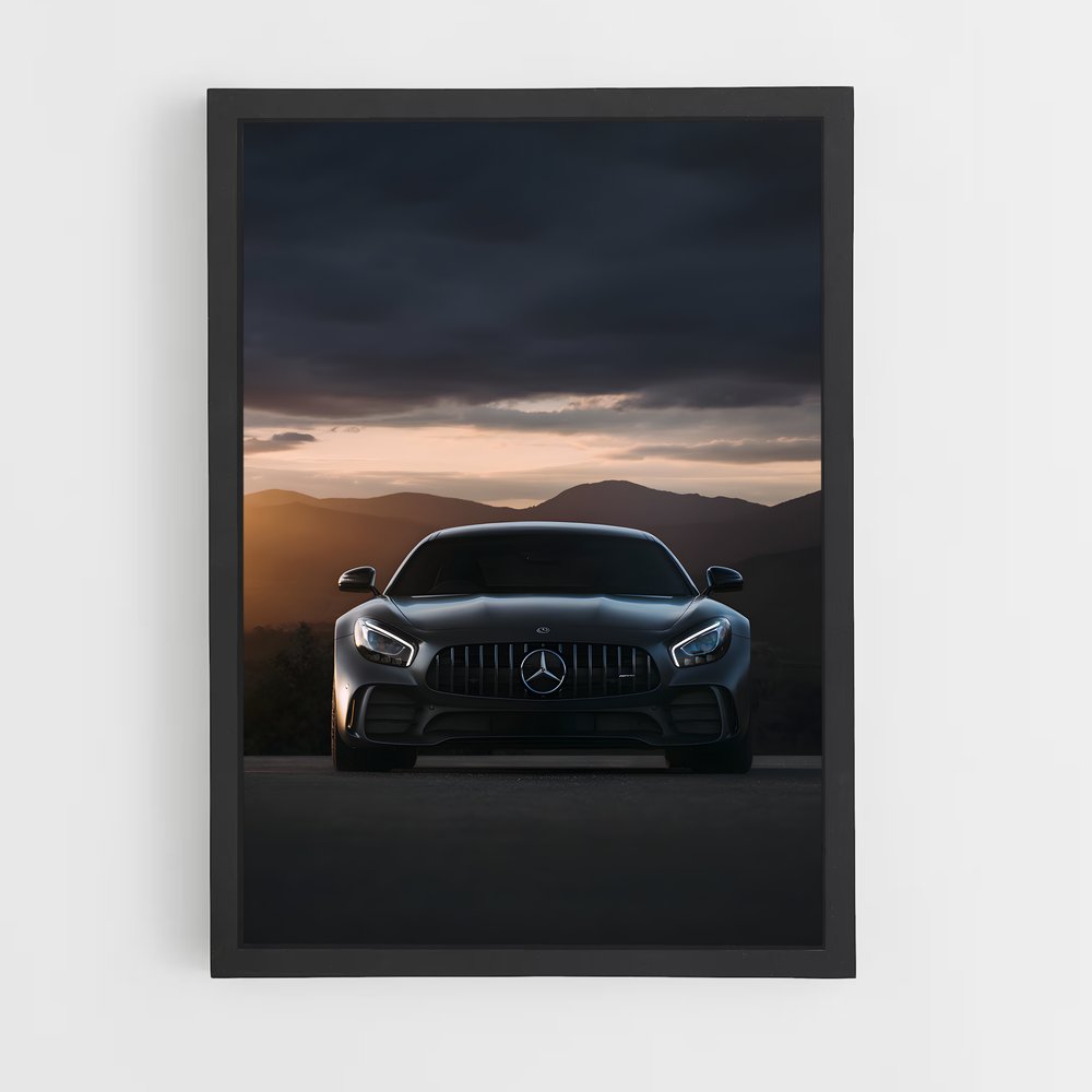 Poster Mercedes AMG GT (vue 2)
