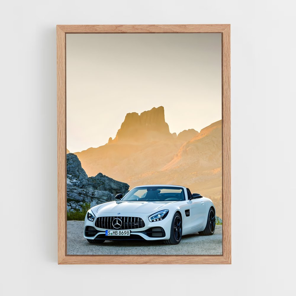 Poster Mercedes AMG GT Coupé (vue 4)