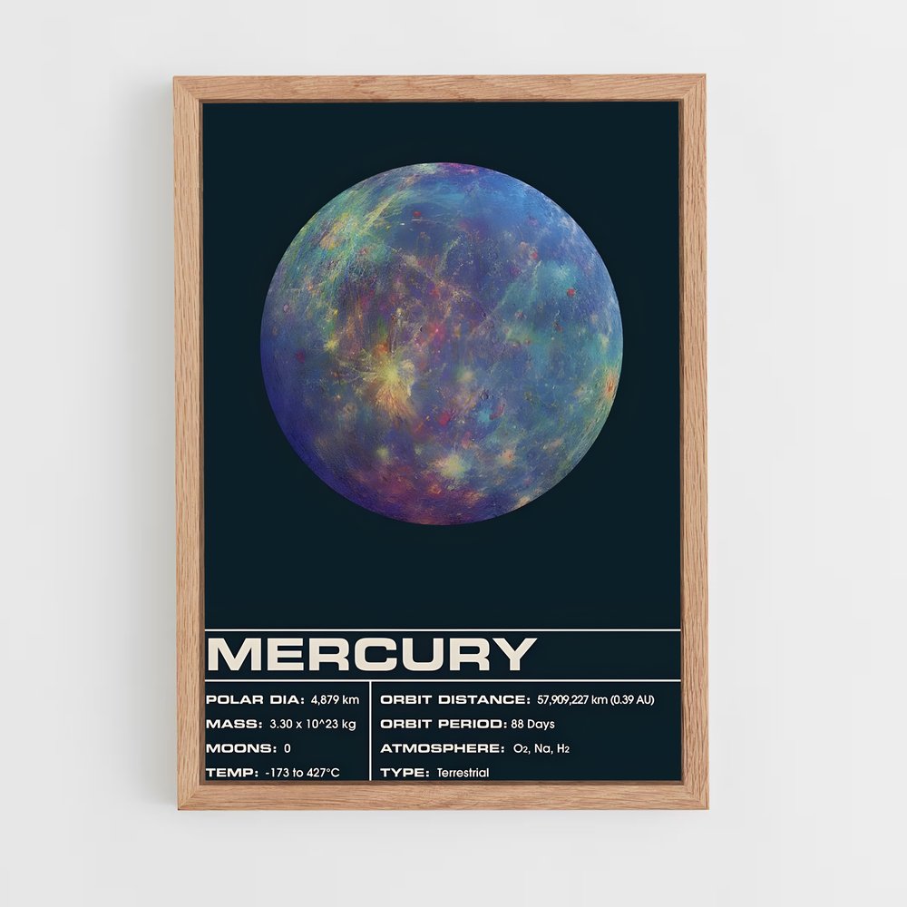 Poster Mercury Spectra (vue 4)