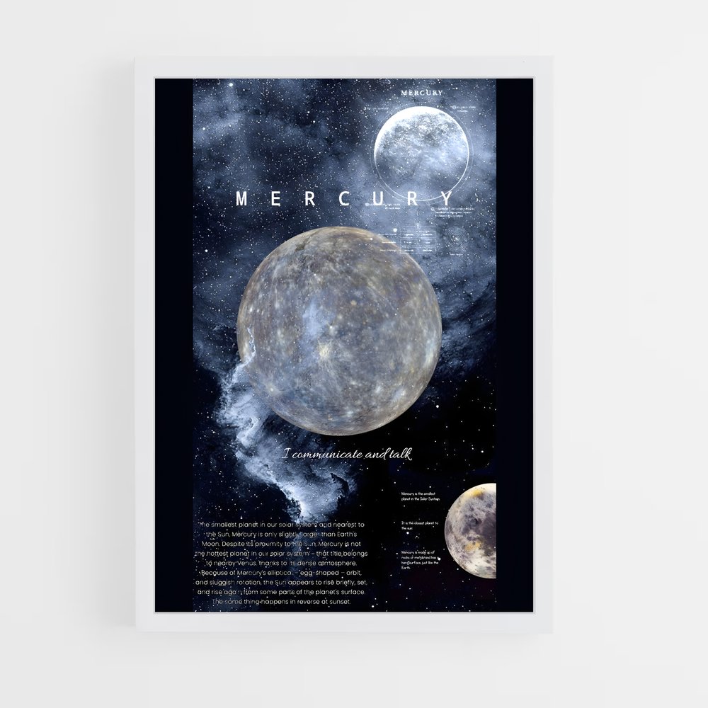 Poster Mercury Cosmique (vue 3)