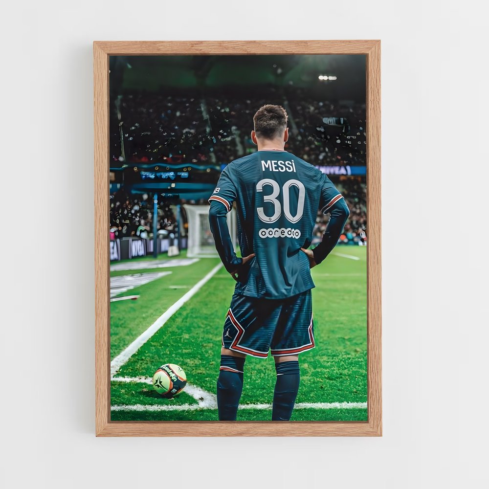 Poster Messi Corner – affiche Football (vue 4)