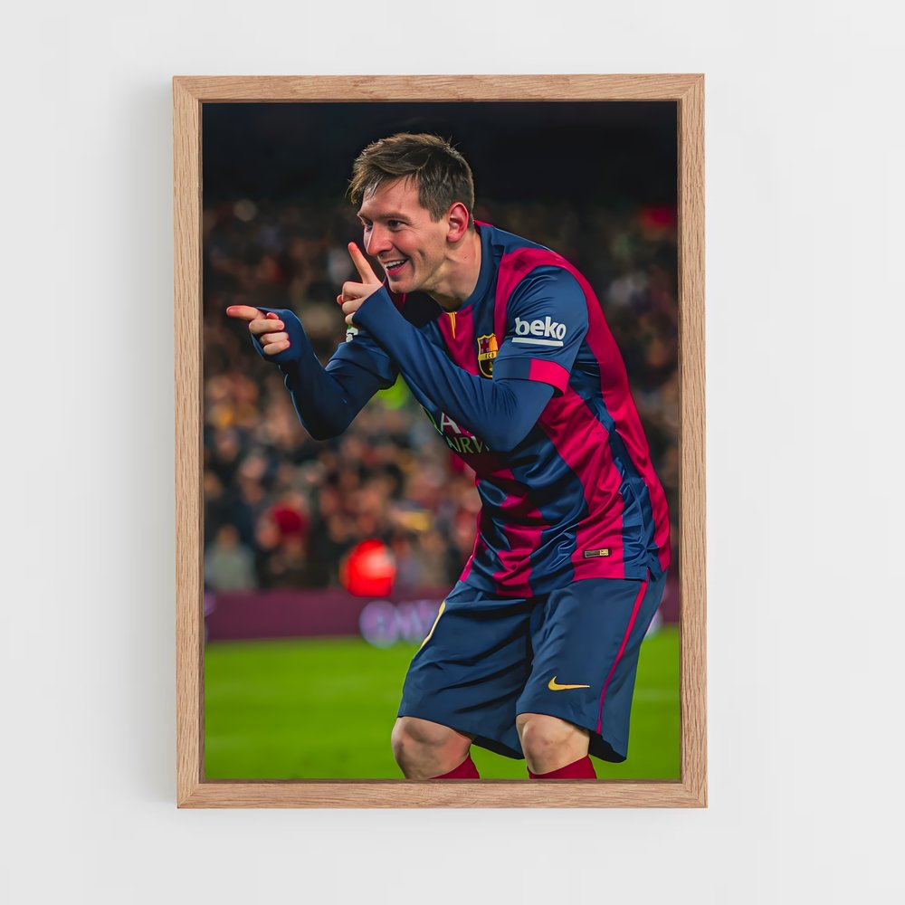 Poster Messi Barca – affiche Football (vue 4)
