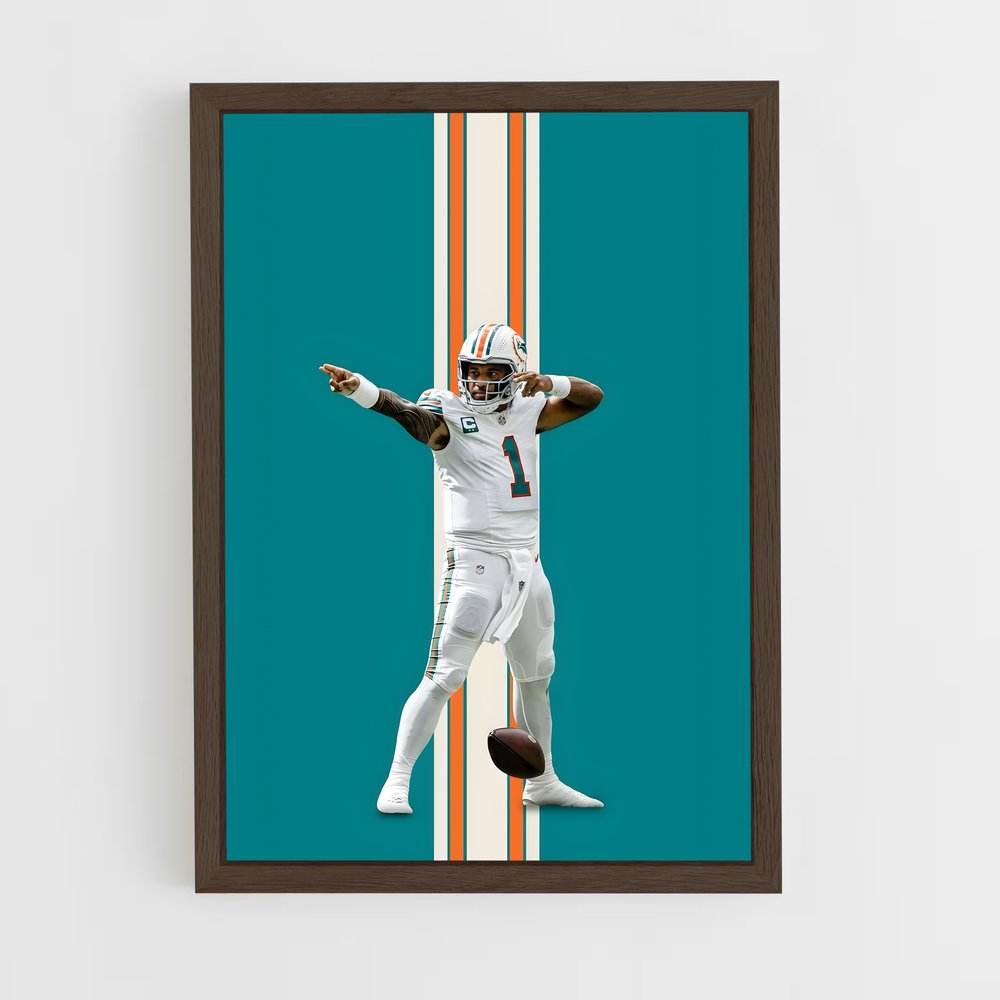 Poster Dolphins Triumph – affiche Football US (vue 5)