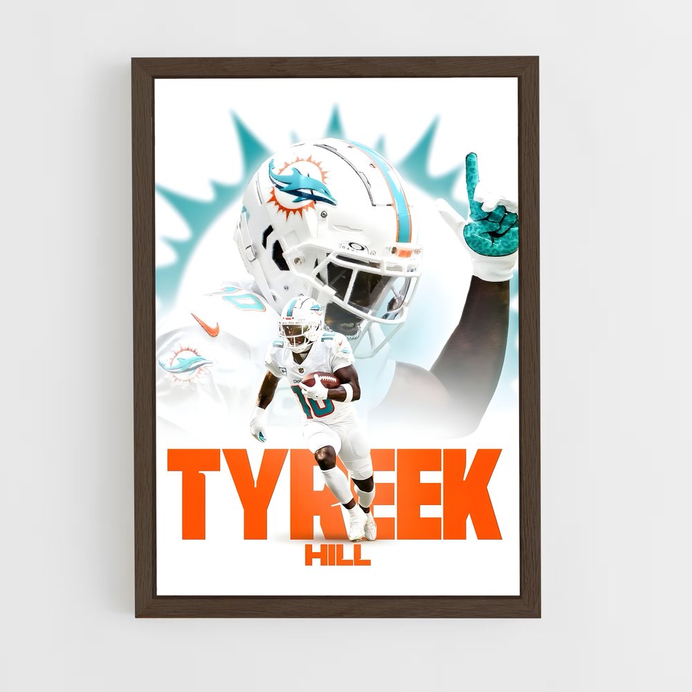Poster Tyreek Miami Explosion – affiche Football US (vue 5)