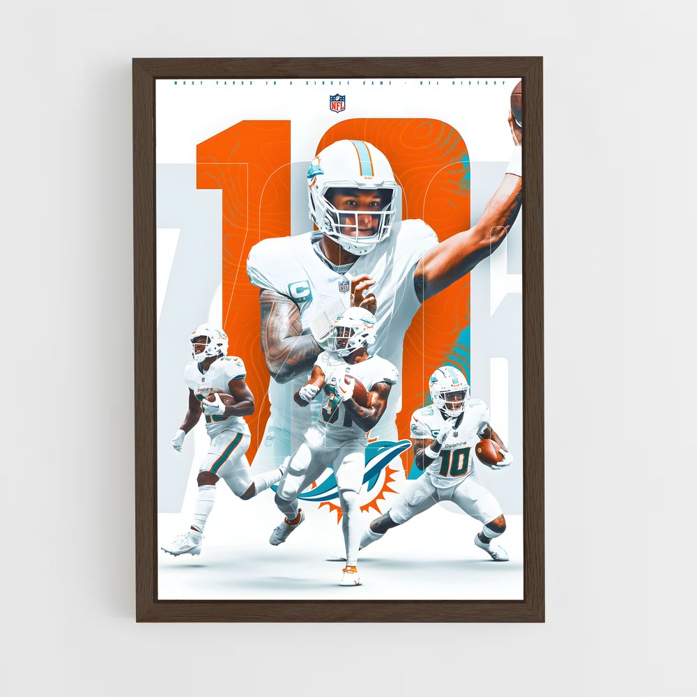 Poster Miami Action – affiche Football US (vue 5)