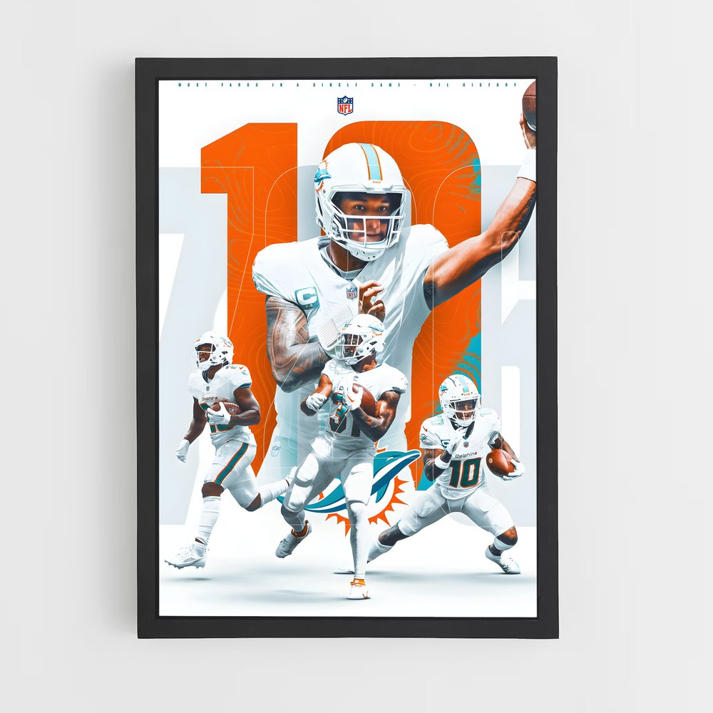 Poster Miami Action – affiche Football US (vue 2)