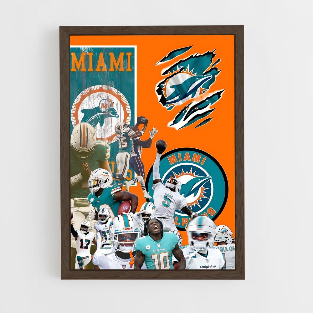 Poster Miami Dolphins Passion – affiche Football US (vue 5)